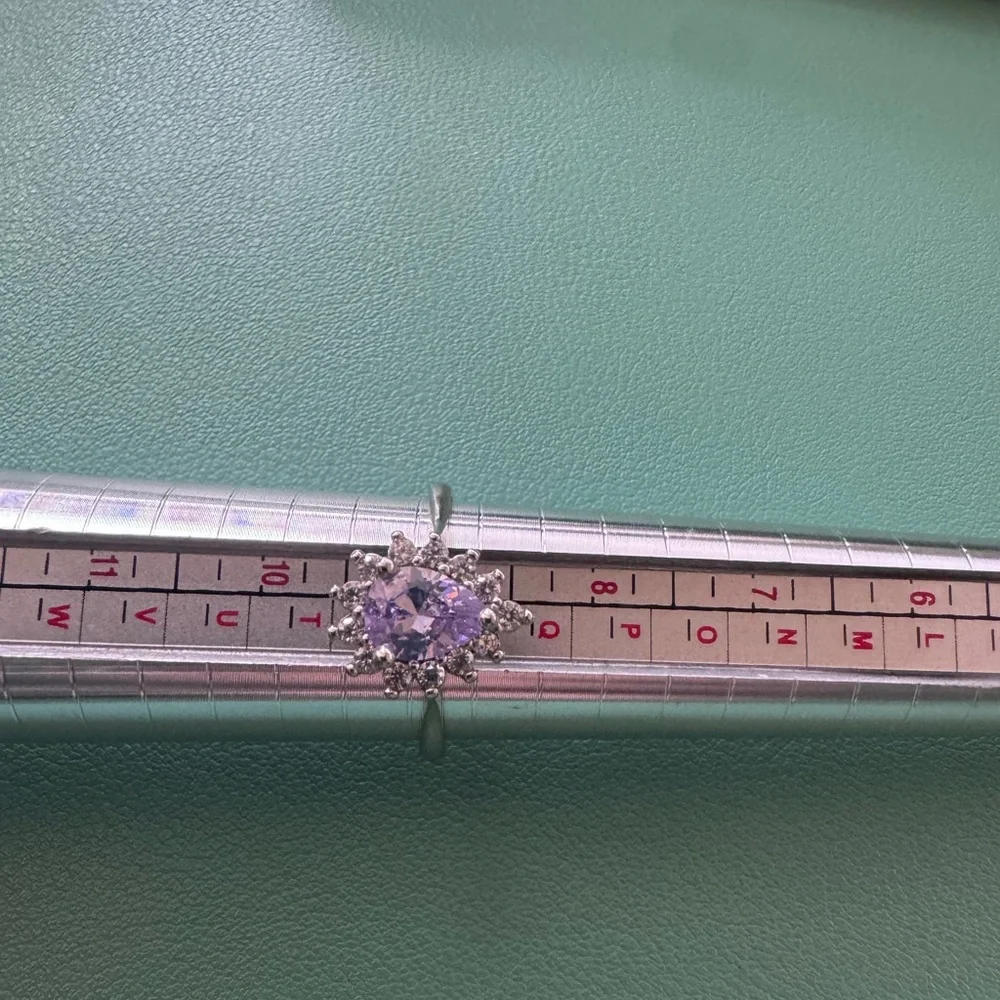 Fragrant Jewels Purple and Silver NWOT Ring Size 9